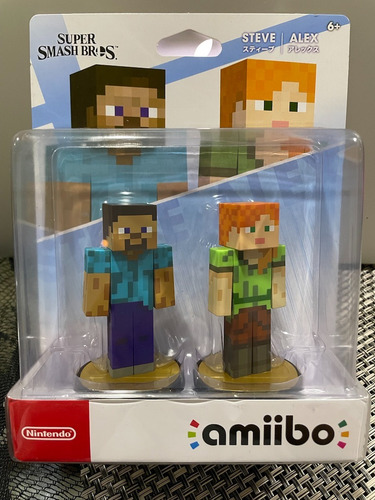 Steve - Alex - Amiibo - Super Smash Bros