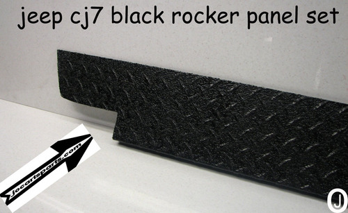 Cj7 Aluminio Placa Diamante Revestido Negro 6  Rocker