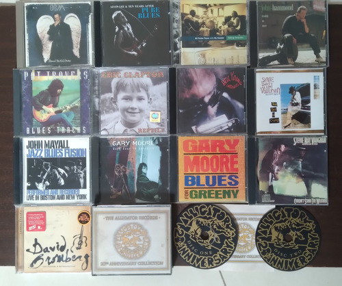 Blues Cds Clapton Moore B. King Vaughn Hooker M. Water Hob 