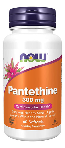 Now Suplementos , Pantetina (coenzyme A Precursor) 300 Mg,