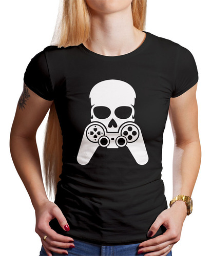 Polo Dama Skull And Joystick (d0475 Boleto.store)