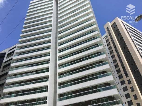 Imagem 2 de 30 de Apartamento Com 3 Quartos À Venda, 104 M², Área De Lazer,2 Vagas, Financia - Cocó - Fortaleza/ce - Ap0335