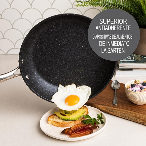 Batería De Cocina Antiadherente Granito 20 Pzas Granitestone