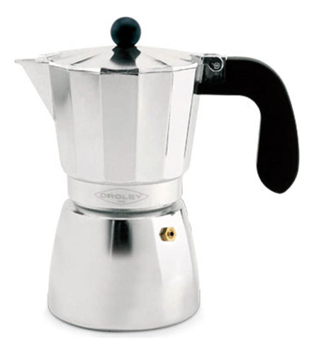 Cafetera Italiana Alu 6 Tazas Oroley