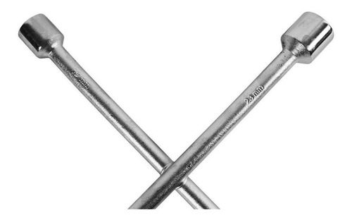 Imagen 3 de 7 de Llave Cruz Cromada Reforzada Para Auto 17 19 21 23 Mm