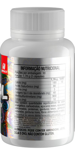 Joint Com Colageno Tipo 2 Cápsulas Sabor Sem Sabor Orbital