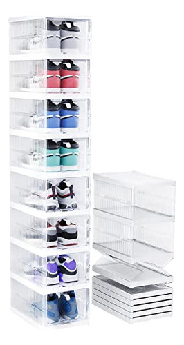 Organizador De Zapatos De 8 Niveles, Caja De Almacena