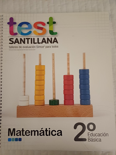 Test Santillana Matematicas 2 Basico. Nuevo.