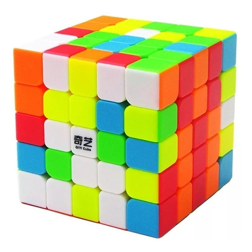 Cubo Mágico Profissional 5x5x5 Stickerless Qiyi Qizheng S