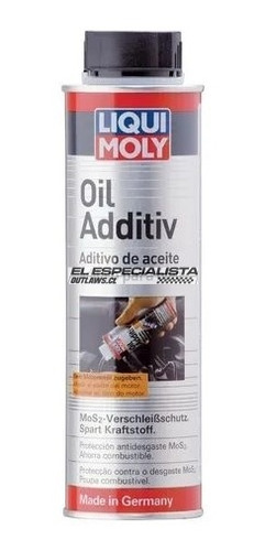 Aditivo Antifriccionante Oil Additiv Liqui Moly 300ml Mos2