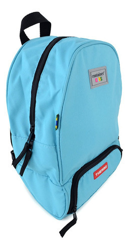 Mochila Infantil Dermiwil Com Bolso Térmico Azul - 11952
