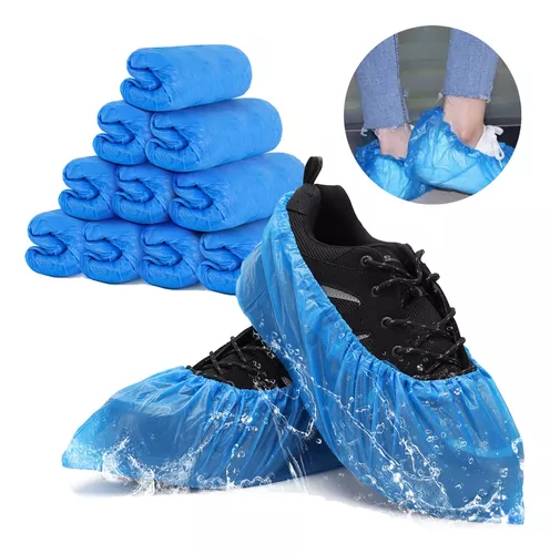 Cubrezapatos Desechables Cubre Zapatos Impermeable 100 Pcs