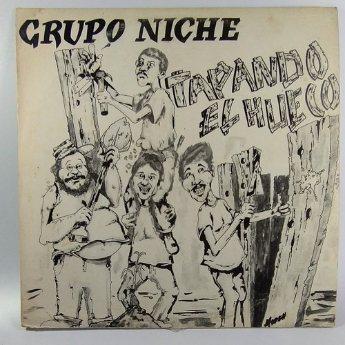 Lp Grupo Niche  Tapando El Hueco  Sonero Venezuela 1988