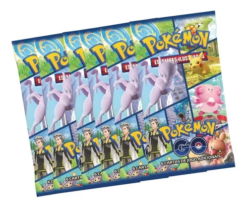 Brinquedo Cartas Baralho Jogo Cards Pokemon Go Equipes Copag em