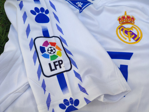 Jersey Real Madrid Retro 90s Hugo Sánchez 9 Blanca Local