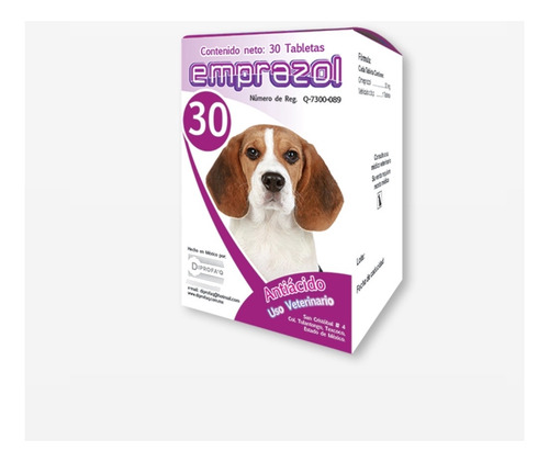 Suplemento Perros Emprazol 30mg Tabletas