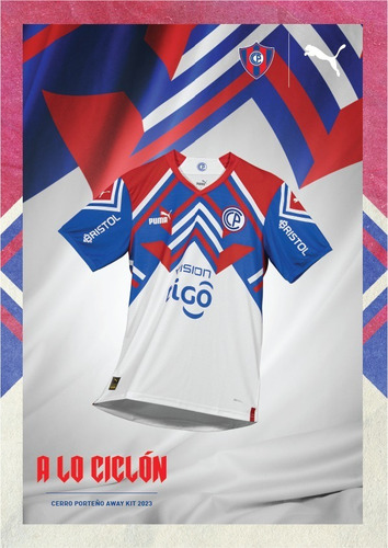 Imagen 2 de 2 de Camiseta De Cerro Oficial Y Alternativa (ciclon) 2023