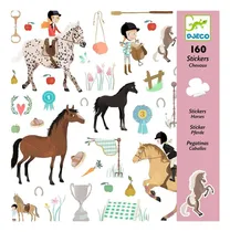 Comprar Stickers Calcomanías Pegatinas Autoadhesiva 160 Uni Caballos Caballos