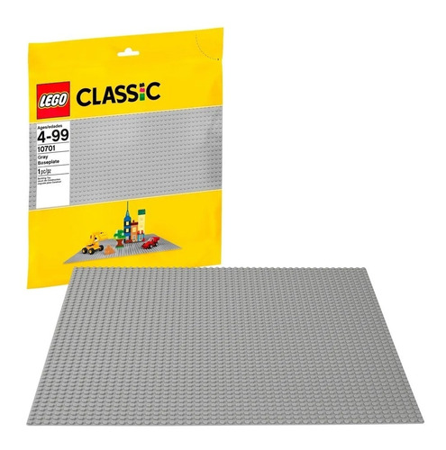 Kit De Construcción Lego Classic Base Gris 10701 4+ Años