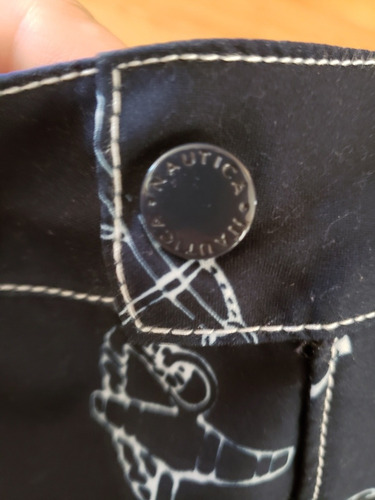 Imagen 5 de 7 de Pantalon De Baño Azul Anclas Nautica 36w ( 1309 )