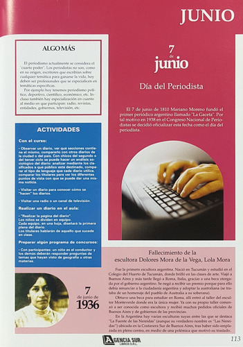 Efemérides Escolar, Actividades Carteleras Actos Poesías