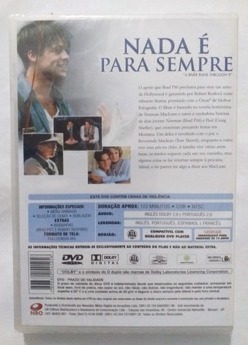 Imagem 2 de 2 de Dvd Nada É Para Sempre - Novo E Lacrado