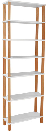 Estante Evolukit 60cm Branca Com 6 Prateleiras