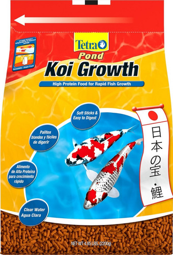 Imagen 1 de 4 de Tetra Pond Growth 2,220 Gr Alimento Carpas Koi Crecimiento