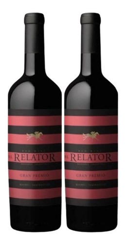 Pack X2 El Relator Gran Premio Blend Malbec Tempranillo Vino