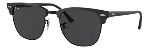 Óculos De Sol Clubmaster Rb3016 Uv400 Preto Unissex Oceano Preto Dourado
