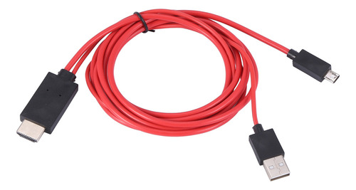 Cable Conversor Micro-usb A Adaptador De 6.5 Pies 1080p Hdtv