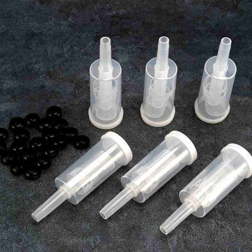 // Juego Airlock Para Fermentación, 20 Ojales De Silicona Y