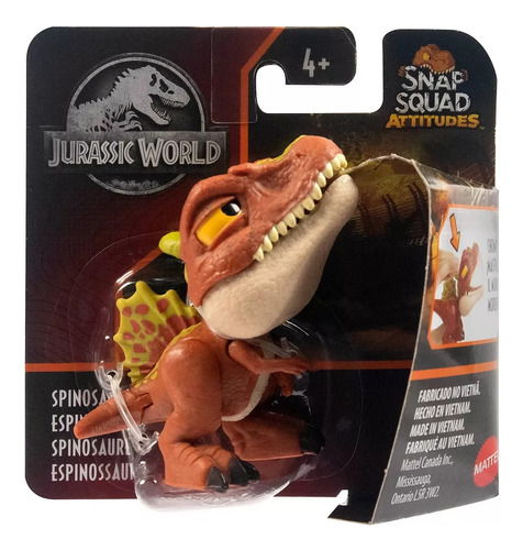 Jurassic World Snap Squad Attitudes Spinosaurus Mattel!