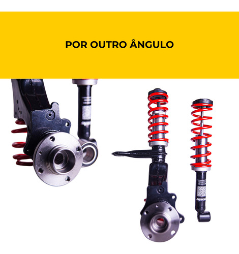 Sistema De Suspensão Rosca Slim Vw Gol G1 G2 G3 G4 Rebaixar