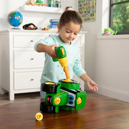 John Deere Build-a-johnny Tractor Construye Un Tractor Johnny John Deere Verde