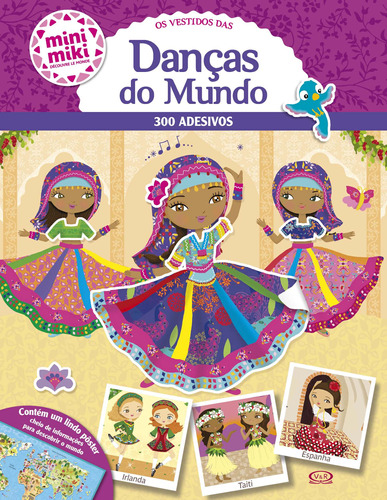 Danças do Mundo (Coleção Minimiki), de Editions, PlayBac. Série Minimikis Vergara & Riba Editoras, capa mole em português, 2019