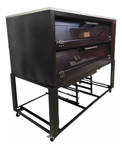 Horno De 6 Charolas 45 X 65 Cm Para Pizza Piedra Volcánica