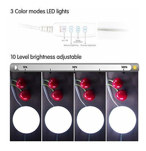 Vanity Mirror Lights 14 Pcs Dimmable Led Makeup Light