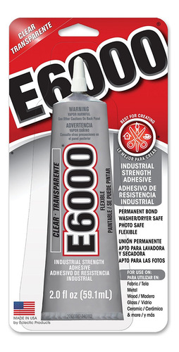 E6000 Pegamento Para Joyeria Manualidad Tubo 2 Oz