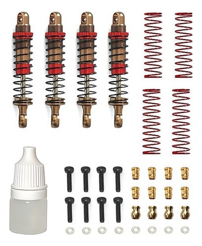 Amortiguador De Aceite Metálico Para Fms 1/24 Fcx24 1/18 Mog