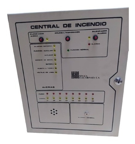 Central De Incendio 8 Zonas (z8) Sovica Original