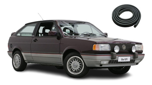 Vw Gol G1 1991 / 1995 Burlete De Puerta Delantera Derecha !!