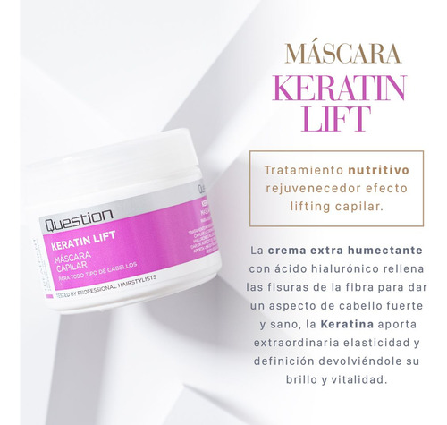 Máscara Question Intelligent Series antifrizz de 850mL 850g