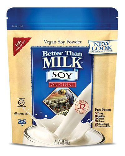 Better Than Milk Vegana Leche De Soja En Polvo