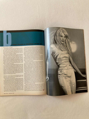 Revista Details Usa/ Bridget Fonda Feb 1998 Impecable (Usado)
