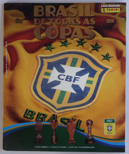 Álbum De Figurinhas Brasil De Todas As Copas 1919 A 2014