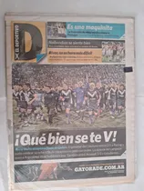 Comprar Clarín Deportivo Velez Campeón Lote De 2 Diarios. Usado