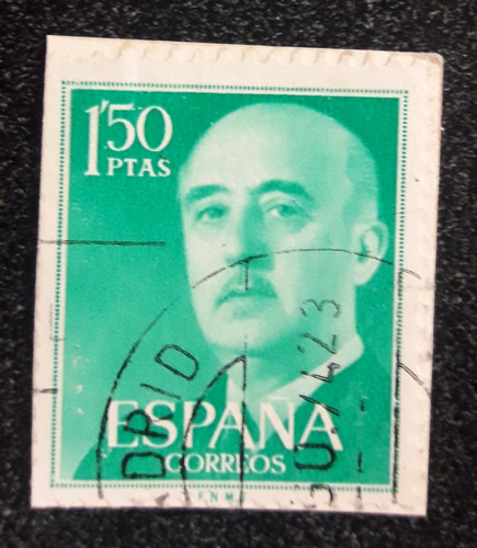 Timbre Postal Sello Estampilla F.n.m.t. Verde