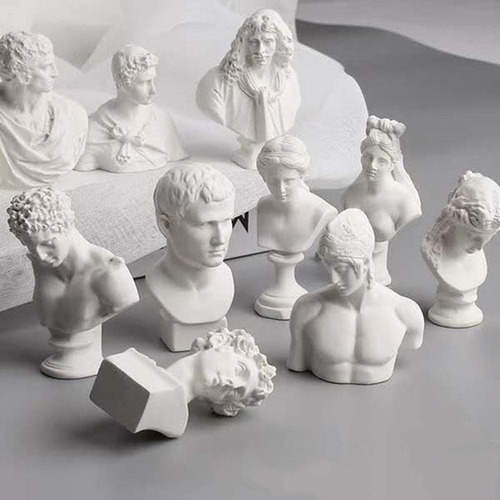 Estatua De Busto Esculturas Boceto De 10 Unidades/set Art