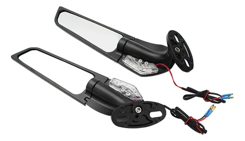 N Espejo Retrovisor Lateral Con Luz Para Suzuki Gsxr 600